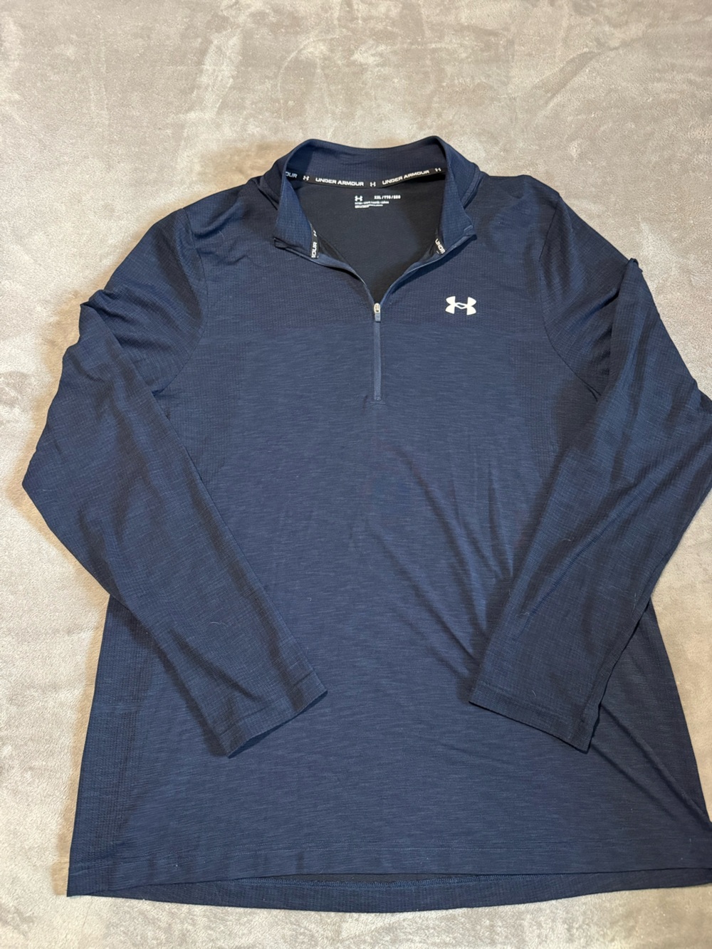 Under Armour Lightweight Navy Long-Sleeve 1/4 Zip Performance Pullover